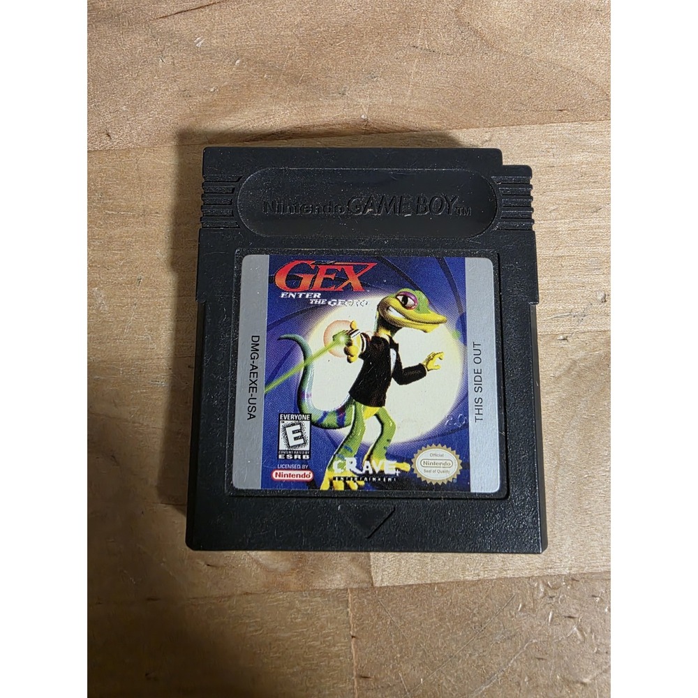 Gex Enter the Gecko (Nintendo Game Boy Color, 1998) GBC Authentic Cartridge Only